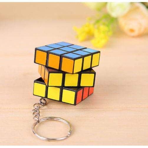 Móc khóa rubik 3*3cm Duashop