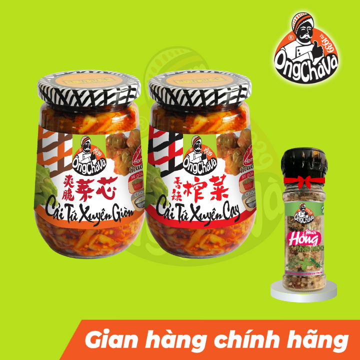 Combo Cải Tứ Xuyên Ông Chà Và 338g