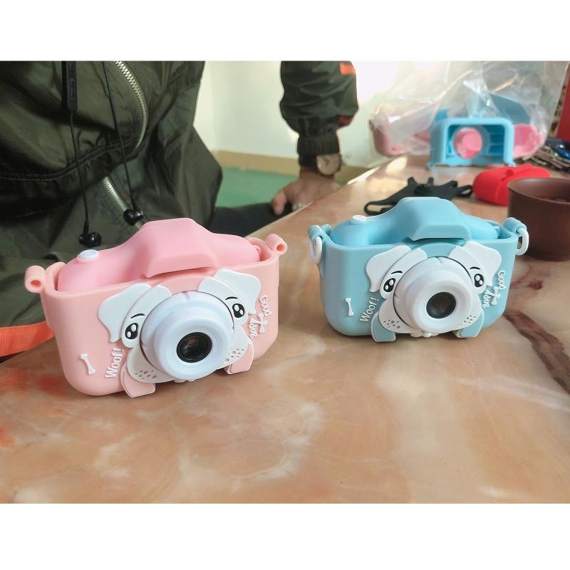 Q9 Camera trẻ em hoạt hình 20MP Trẻ em có thể sạc lại máy ảnh kỹ thuật số 2.0 "IPS Màn hình quà tặng đồ chơi giáo dục cho cô gái bé gái: màu xanh lam