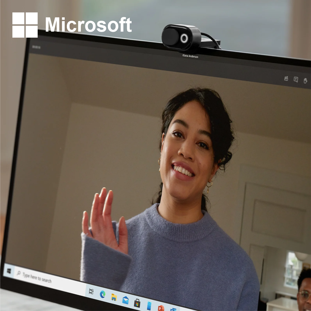 Webcam FullHD 1080p HDR Microsoft Modern Góc Rộng Đến 78 Độ - Hàng Chính Hãng