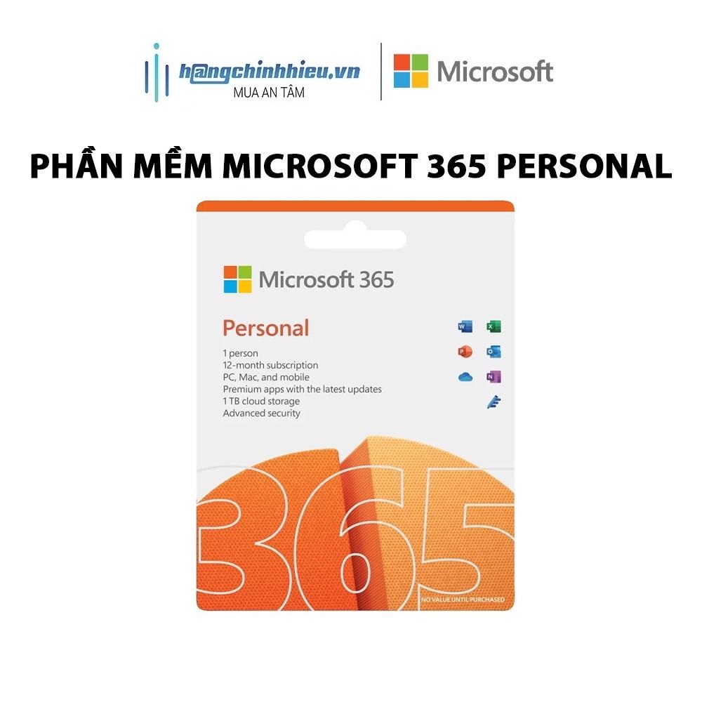 Phần mềm Microsoft Office 365 Personal Hàng chính hãng
