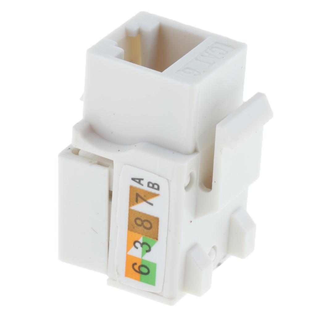 5x10pcs Jack Module Network Connector Module-White