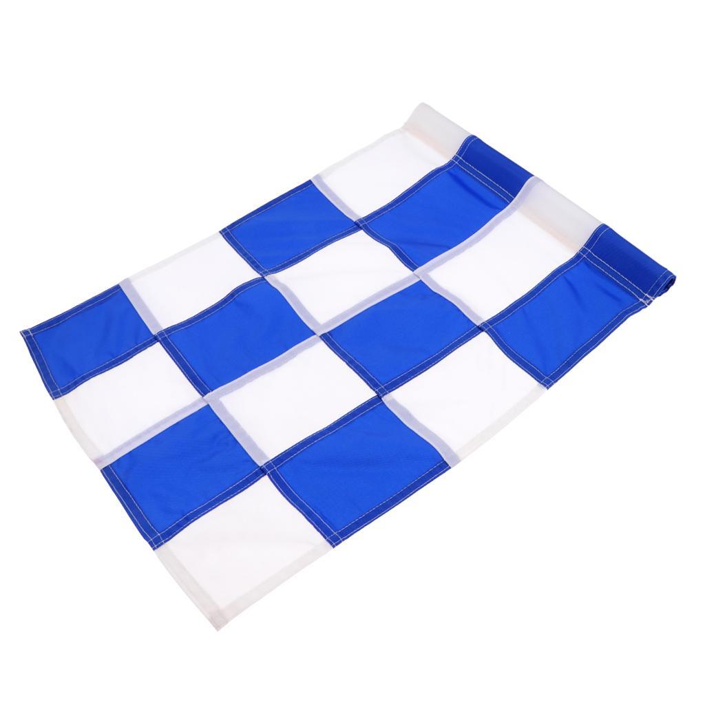 Set Of 2pcs Golf Putting Green Flag Solid Practice Flags With Tube