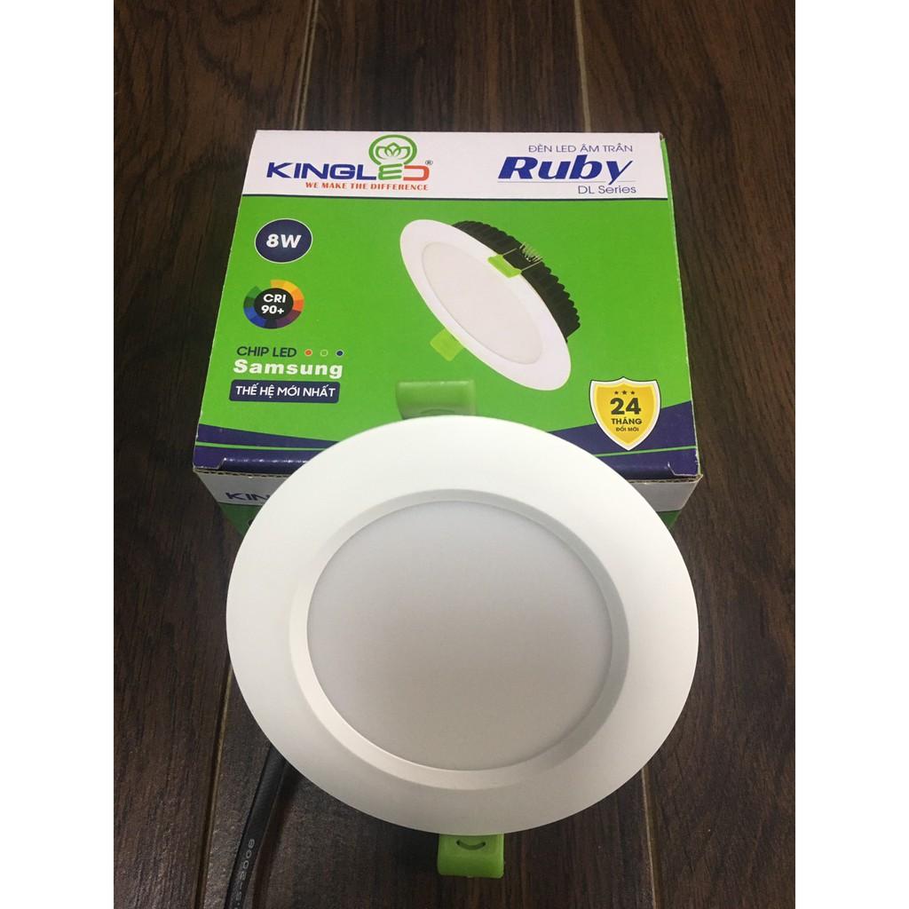 Đèn âm trần Kingled 6W 1 MÀU DL-6SS-T100. Ánh sáng: Trắng/ trung tính/ vàng/3 Mầu