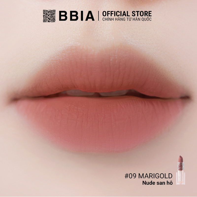 Son thỏi lì Bbia Last Powder Lipstick Version 2 (6 màu) 3.5g