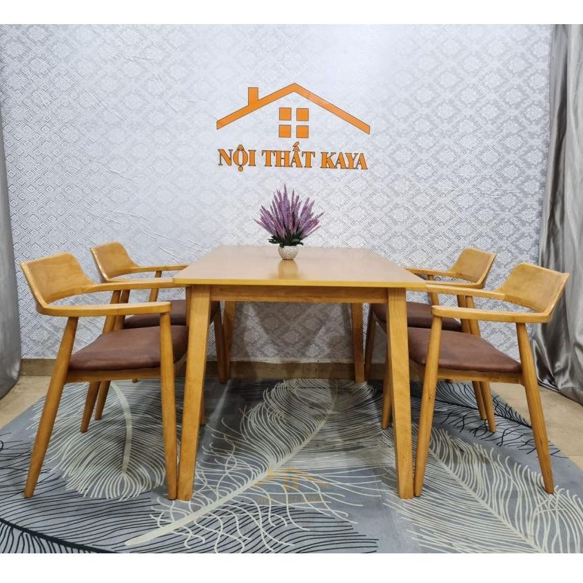 Bộ bàn 4 ghế Hirosima 1m2