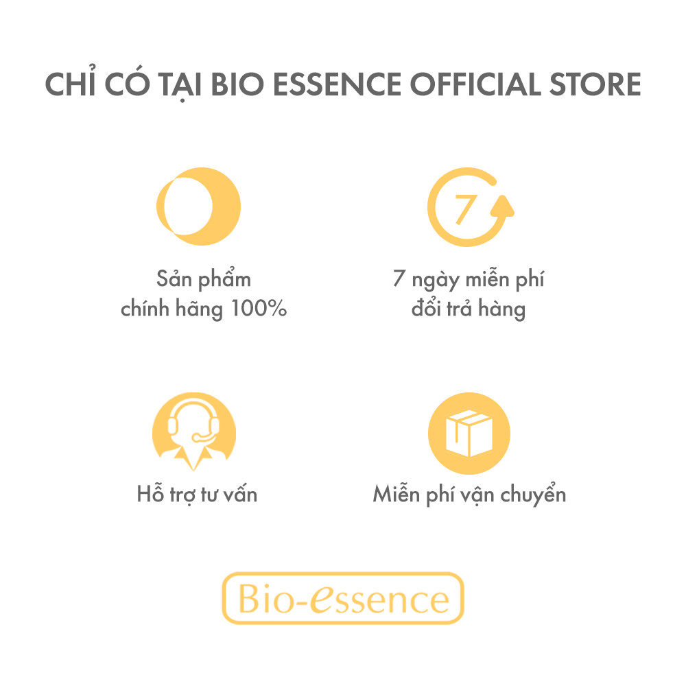 Hộp quà Bio-essence Gold [Kem dưỡng đêm 40g và Sữa rửa mặt 100g]