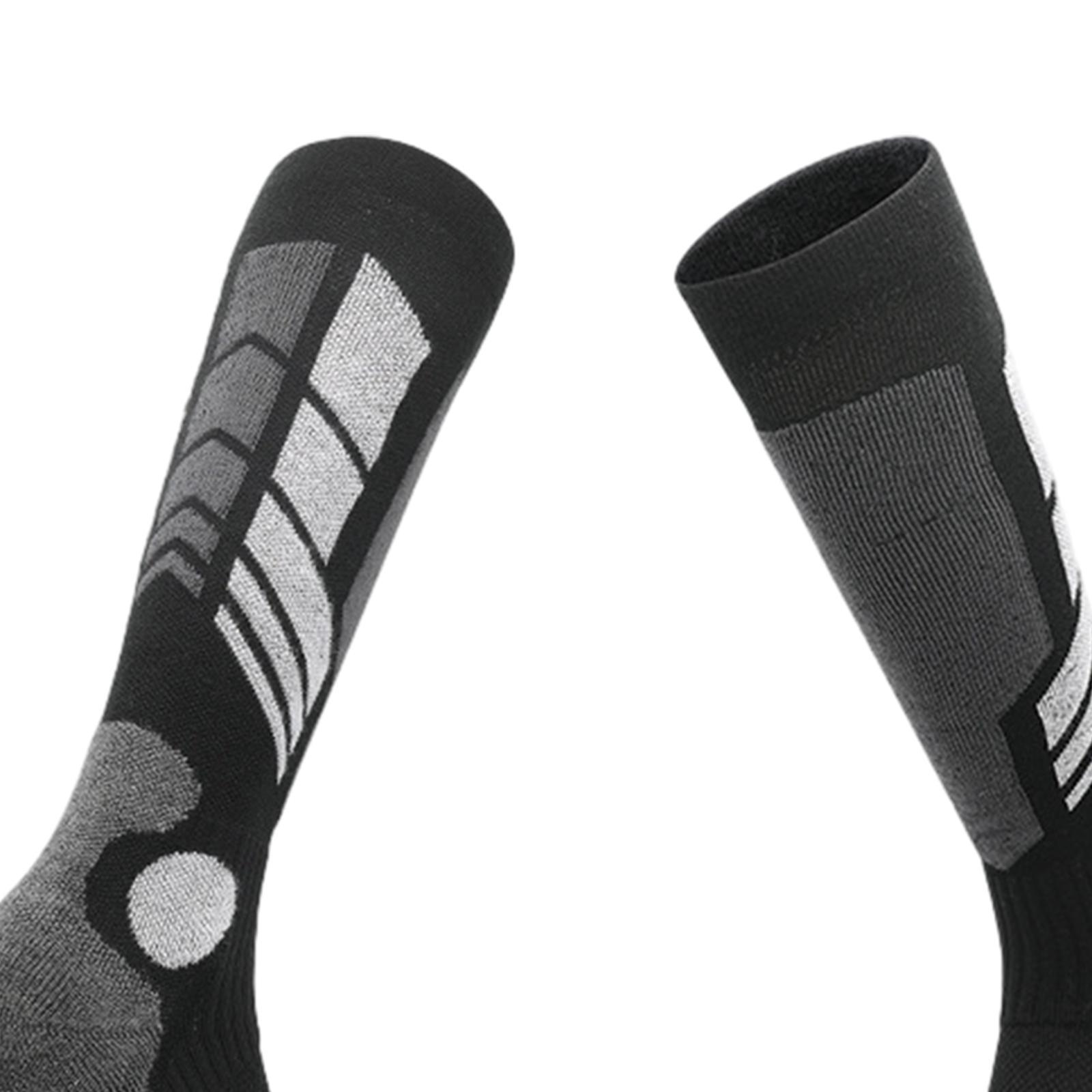 Ski Socks Winter Knee High Socks for Snowboarding Volleyball Mens Women