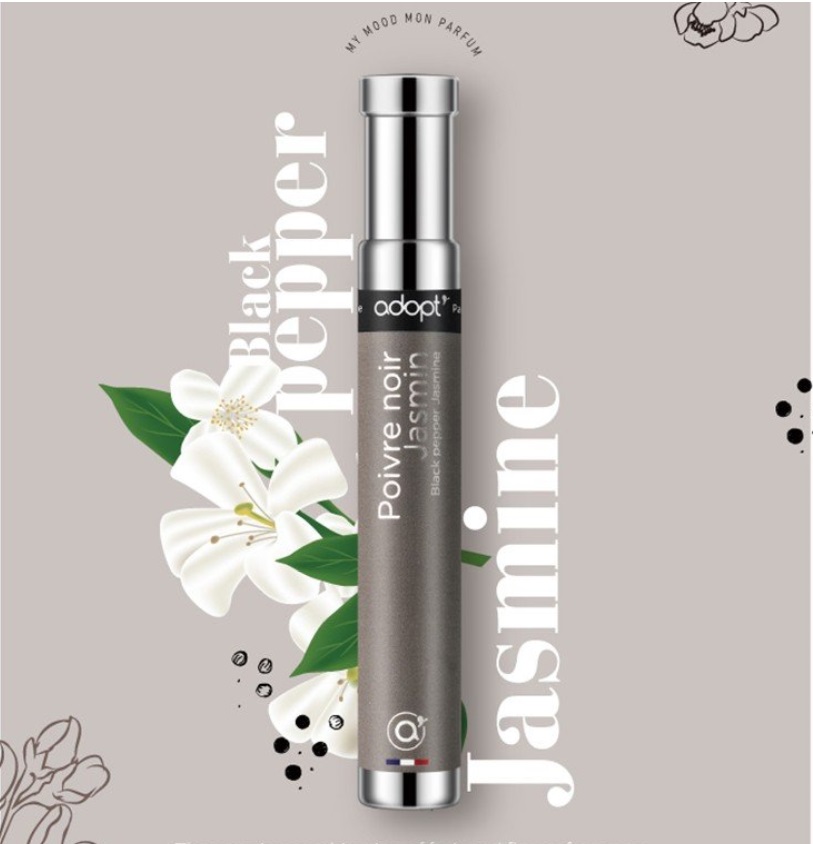 Nước Hoa Nam Adopt' Poivre Noir Jasmin 30ML Hương Thơm Ngọt Ngào Tươi Mát, Tặng Kèm Vòng Tay May Mắn