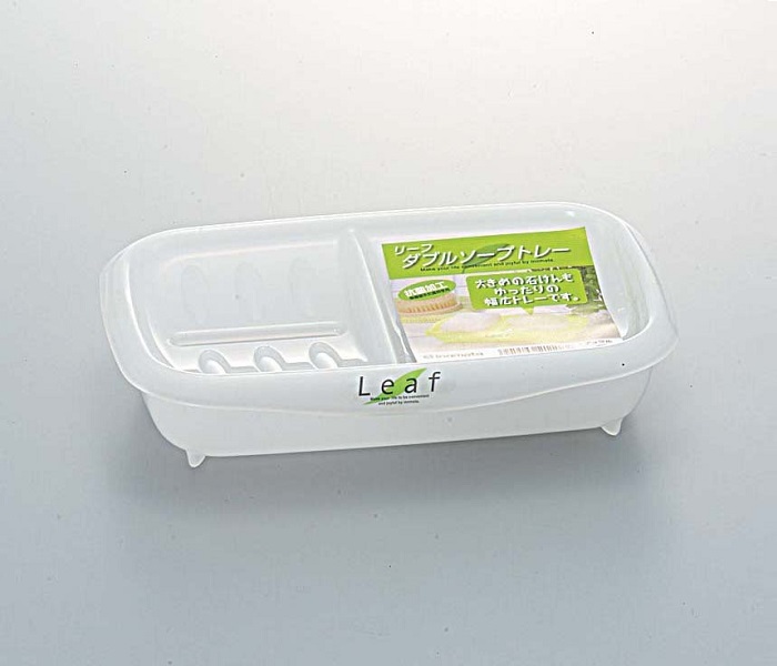 Khay nhựa đựng xà bông cao cấp Leaf - Nội địa Nhật