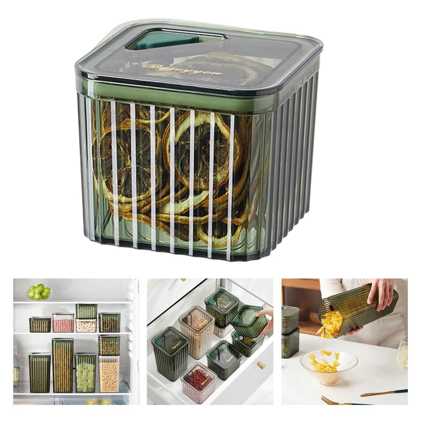 Airtight Food Storage Containers Pantry Organizer Box for Cabinet Baking Supplies