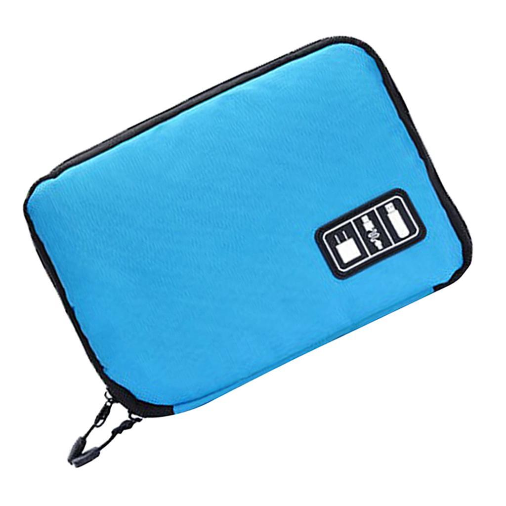 Portable Case Pouch Storage Bag For Earphone Data Cable Charger USB