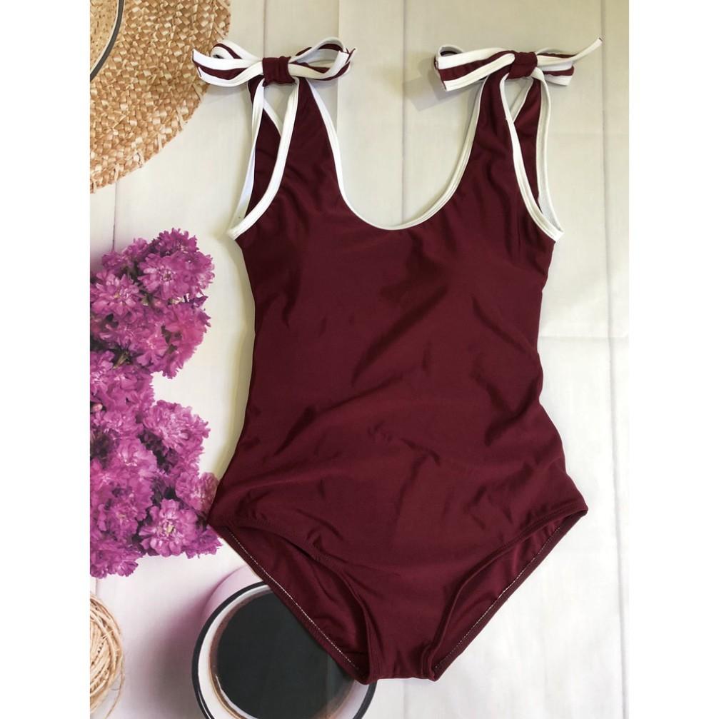 Bikini liền thân nơ vai - Eva Shop - Che khuyết điểm, cực tôn dáng tôn da