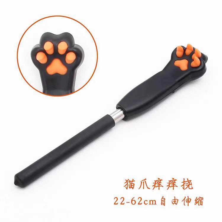 Ổ Cắm Kéo Dài Cao Cấp Thép Không Gỉ Backscratcher Silicon Mềm Móng Vuốt Mèo Lưng Scratchers Telescoping Dụng Cụ Massage Không Làm Tổn Thương Da