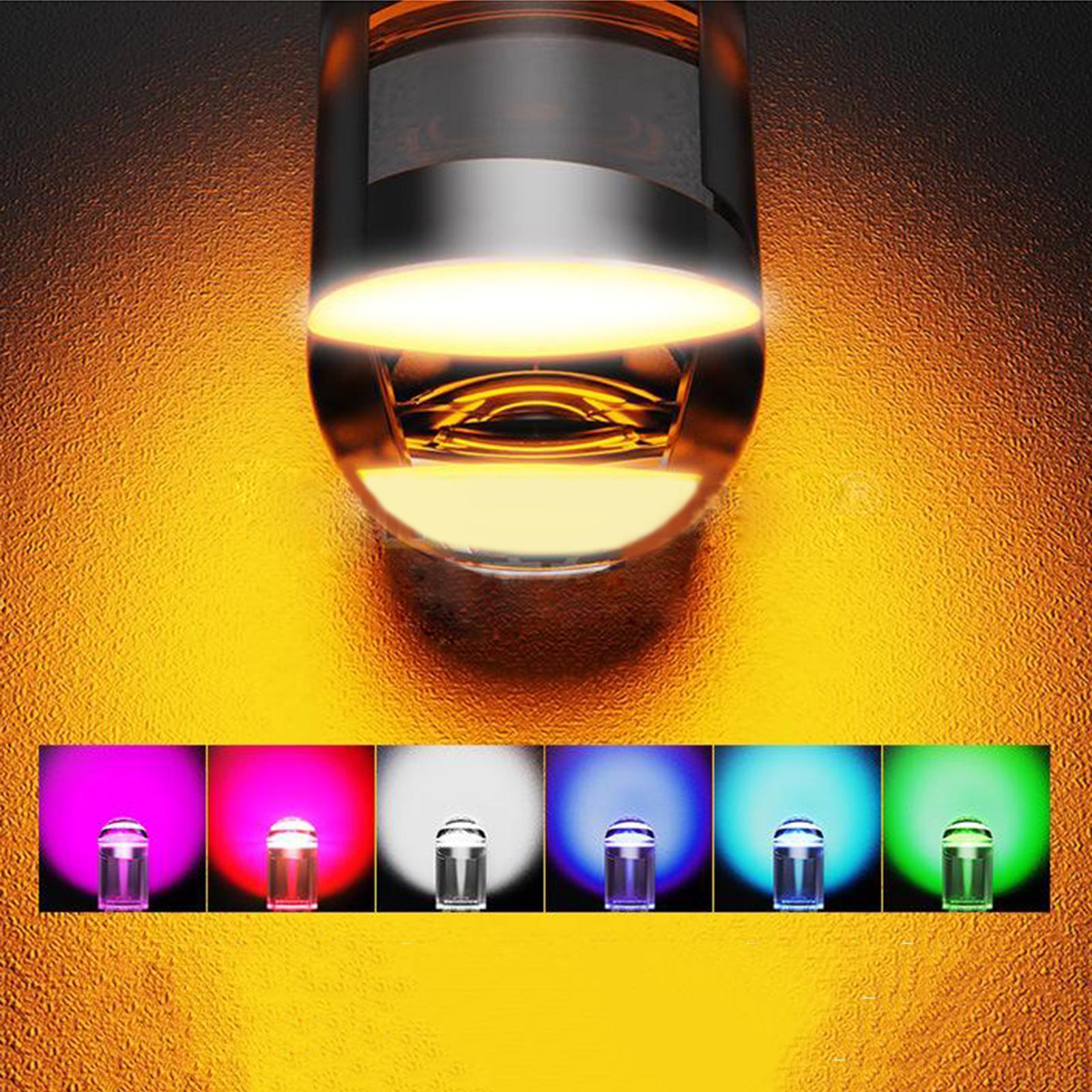 2-4pack 2Pieces 194 T10 DC12V LED Bulb Wedge License Plate Light for Motorbike