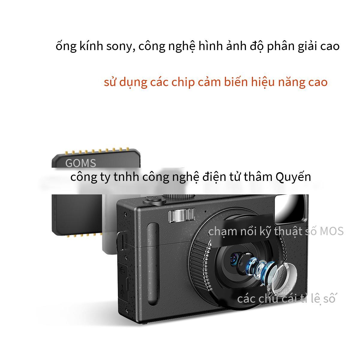 Khuyến mại mới 3.0 inch COMS độ nét cao máy ảnh kỹ thuật số máy quay video máy ảnh sinh viên chống rung du lịch máy ảnh di động