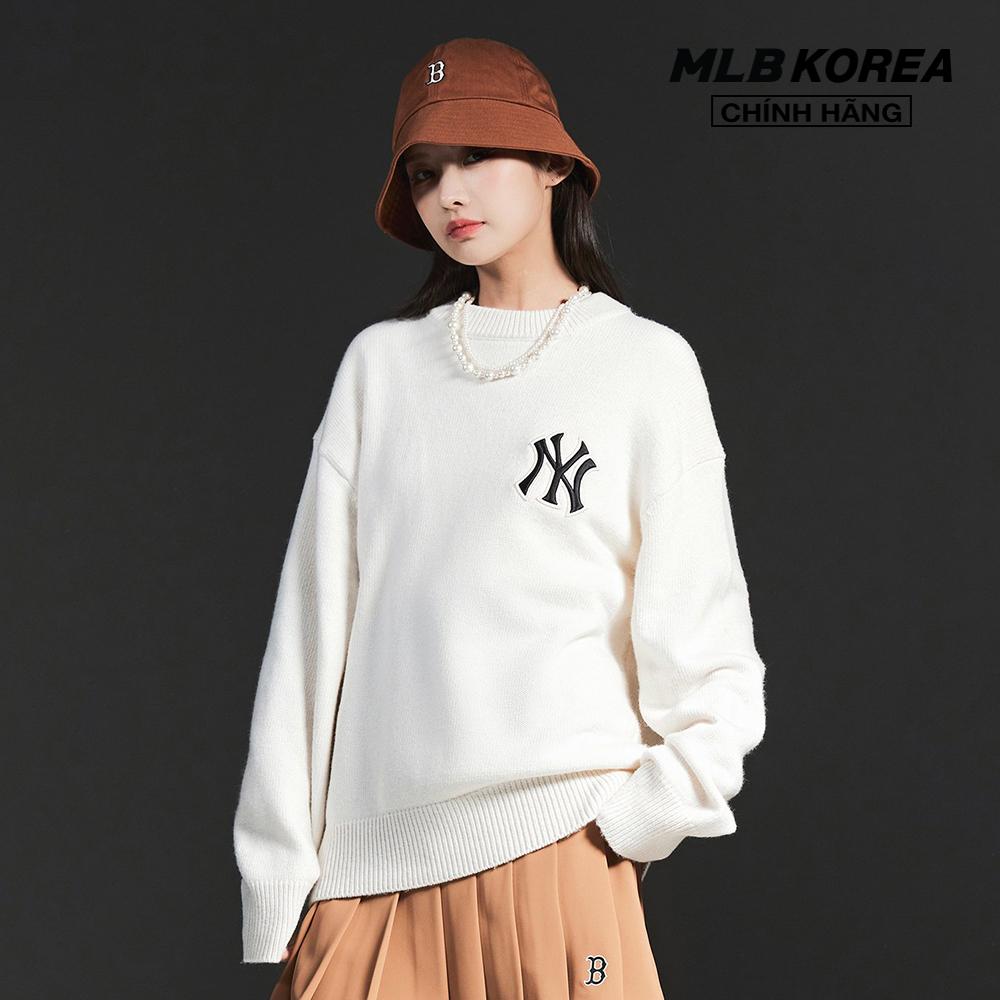 MLB - Áo sweater phom suông tay dài Basic Big Logo Overfit 3AKPB0126