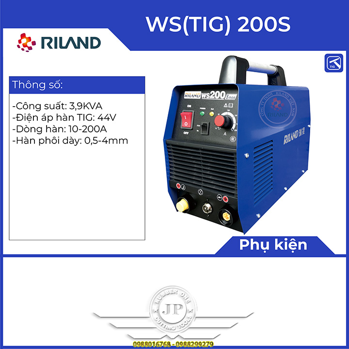 Máy Hàn Tig Riland WS200S 220V