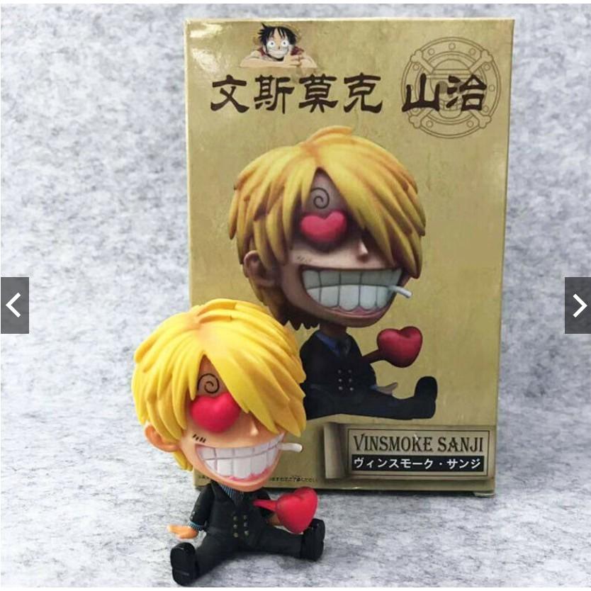 Mô hình One Piece - Mô hình Sanji chibi cực kì nét đẹp màu đậm rõ loại 1