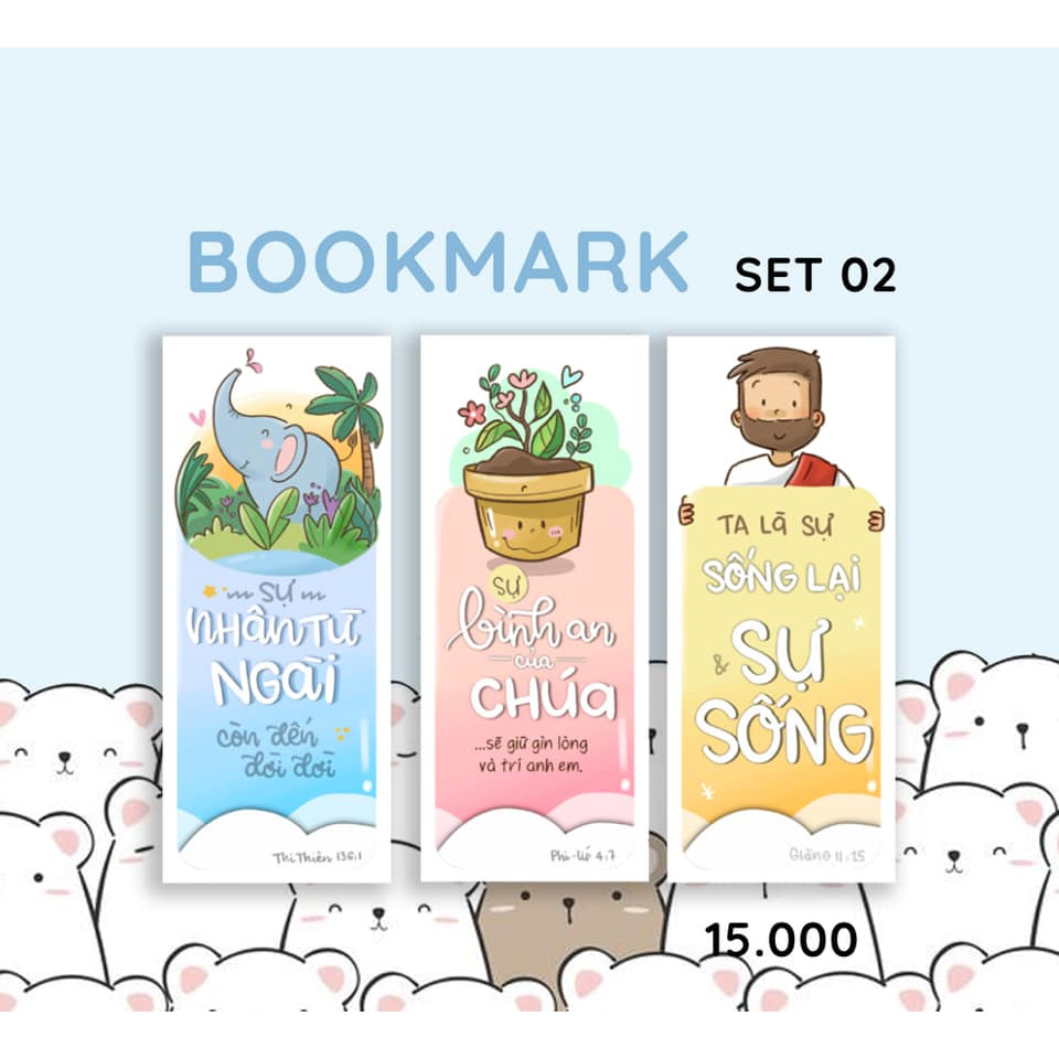 BOOKMAKK KẸP SÁCH SET 02