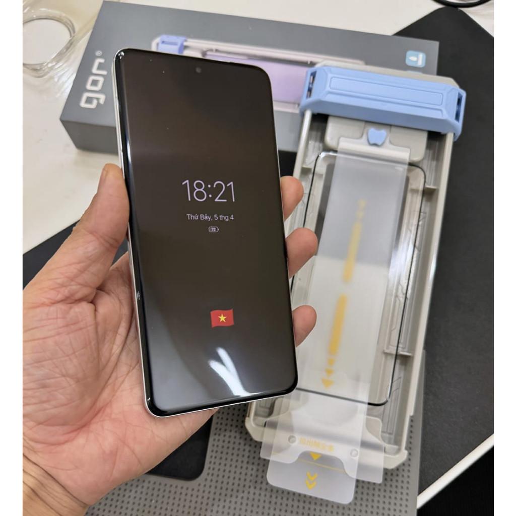 Kính cường lực Gor Vivo X200 Ultra 3D Full keo màn kèm khung hổ trợ dán dùng được vân tay