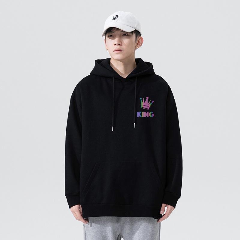 Áo hoodie Nam Nữ Vải Nỉ Ngoại Dầy Dặn Phản Quang 7 màu King Anam Store