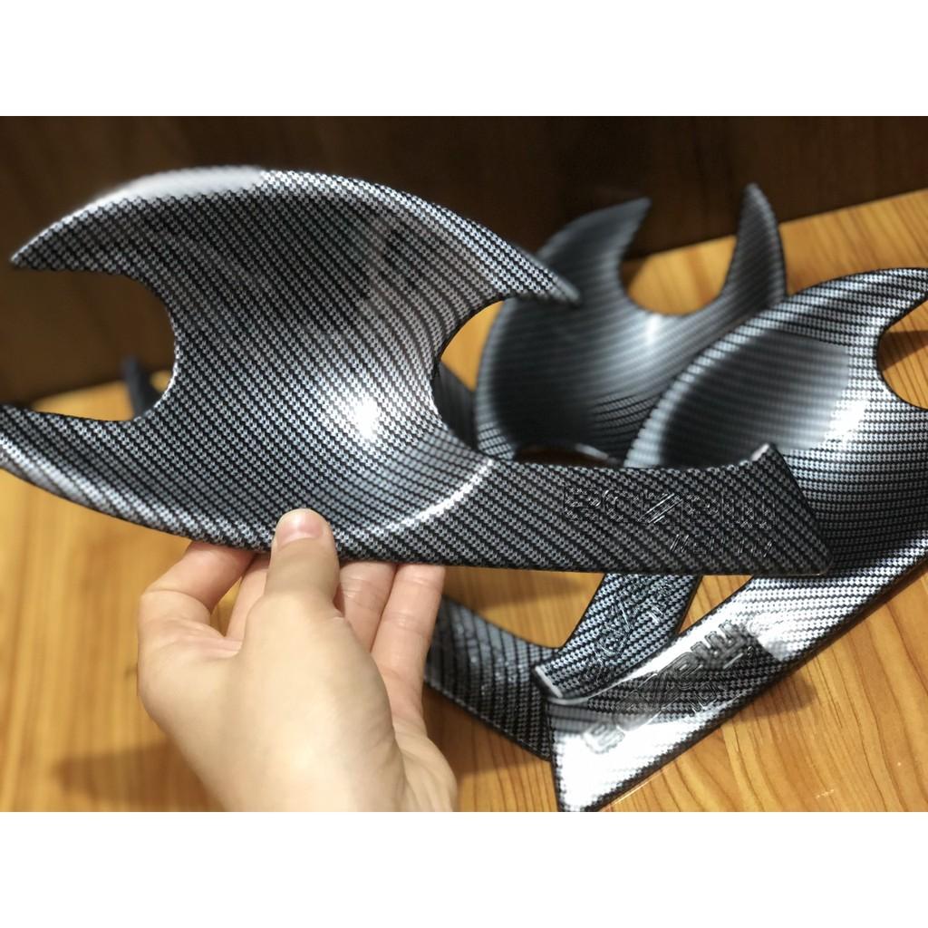 Ốp tay nắm, hõm cửa Mazda CX5 vân cacbon - hàng cao cấp