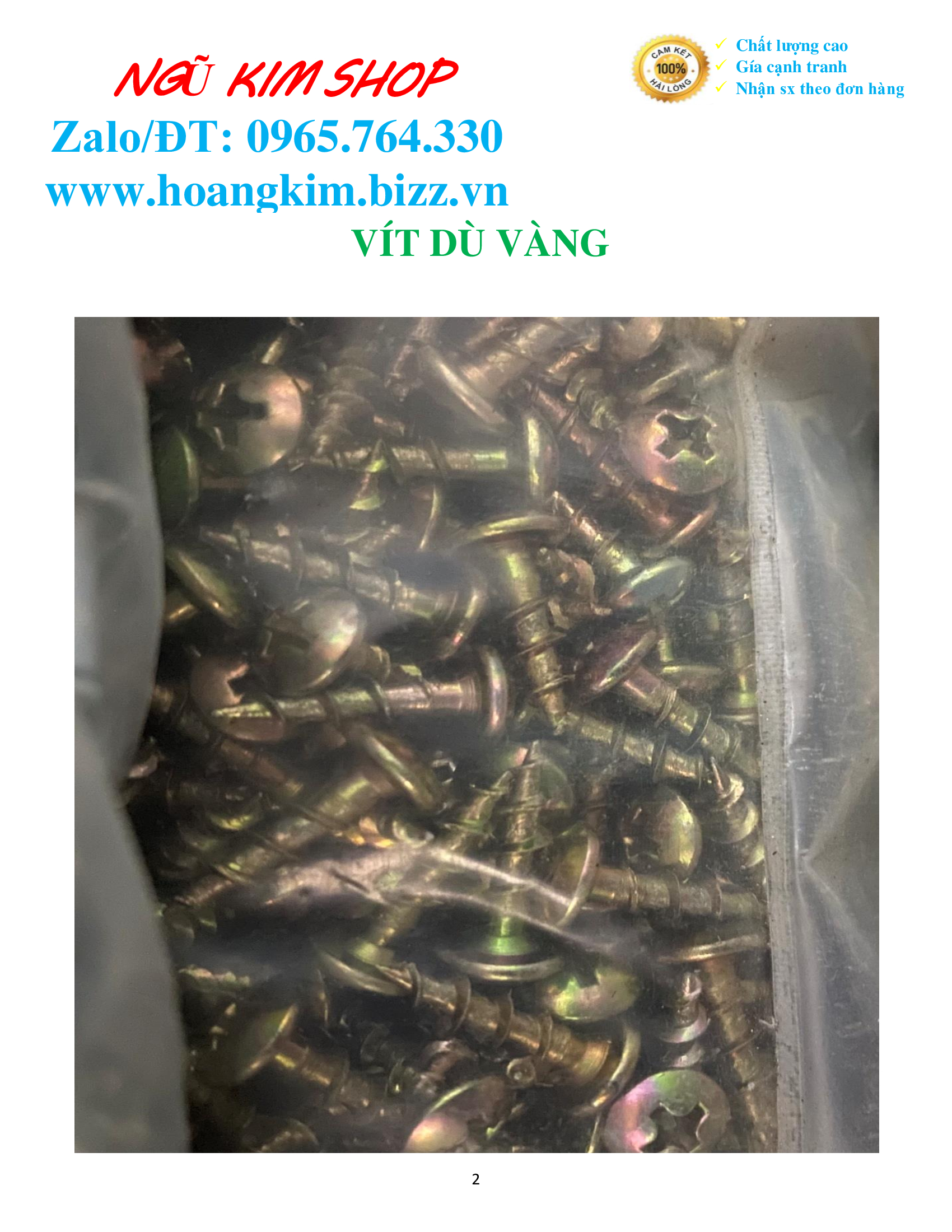 1 KG VÍT ĐẦU DÙ RĂNG THƯA 4 LY DÀI 2 cm-> 4 cm THANH LÝ