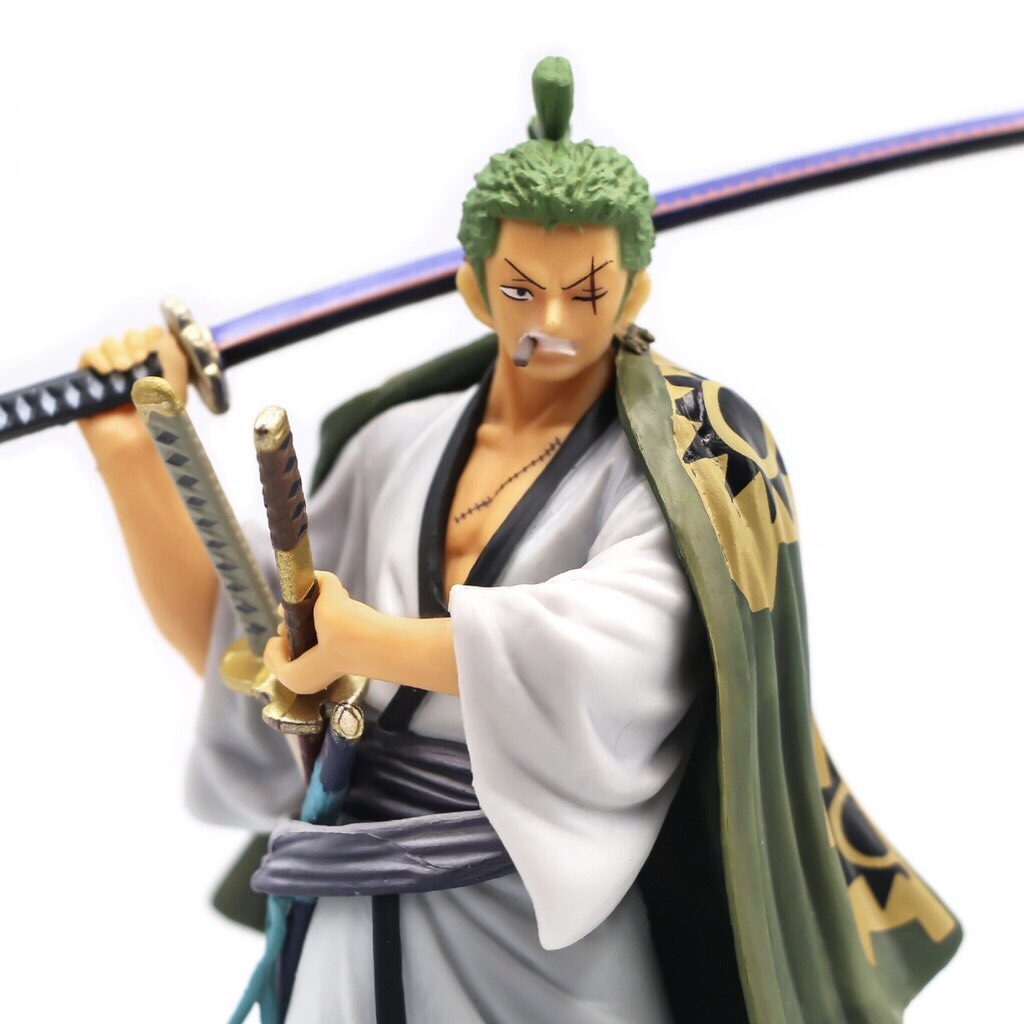 Mô Hình Roronoa Zoro ở Vương quốc Wano Cao 19cm -Tượng Figure One Piece