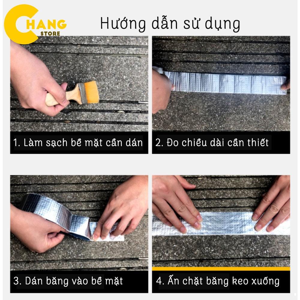 Băng Keo Siêu Dính Đa Năng, Chống Thấm Cho Tường, Trần Nhà, Mái Tôn, Ống Nước Chính Hãng Nhật Bản