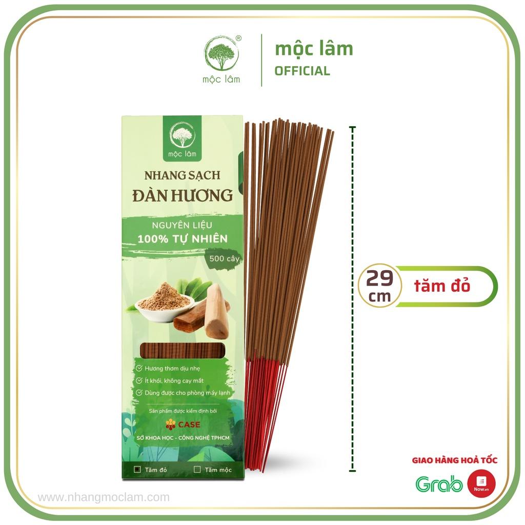 Nhang Sạch Đàn Hương 1500cây - 29cm - Nhang thiên nhiên MỘC LÂM