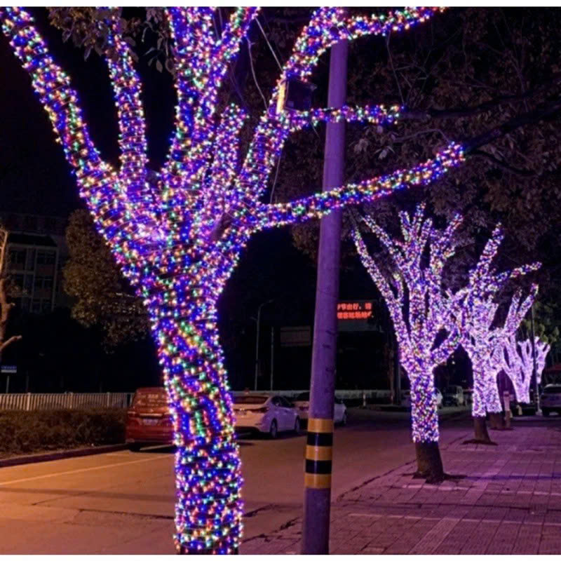 Dây Đèn LED Nháy Kim Cương 20M–40M Nhiều Màu/Vàng, Chống Nước IP65, Trang Trí Ngoài Trời Noel Tết- HÀNG CHÍNH HÃNG MINIIN