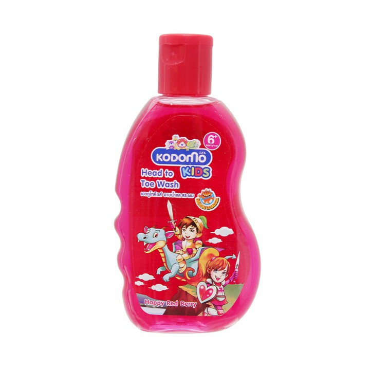 Dầu Tắm Gội Kodomo toàn thân chai 100ml cho bé từ 6 tuổi
