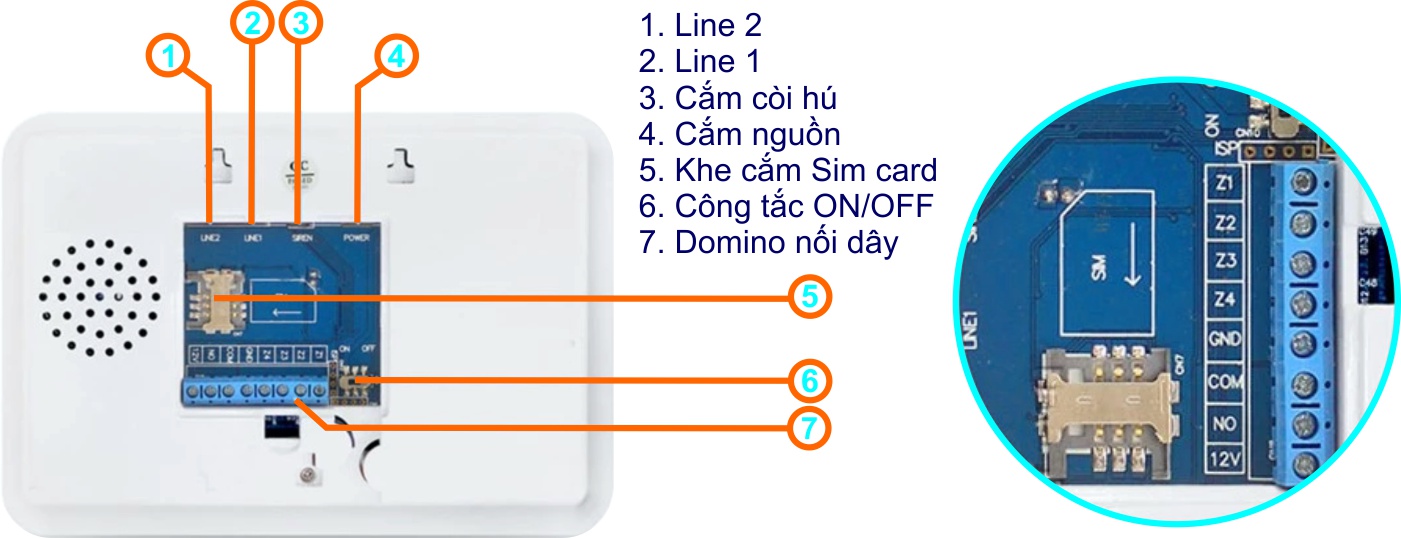 BÁO TRỘM QUA ĐIỆN THOẠI 262T WIFI SIM &amp; LINE - Hàng chính hãng