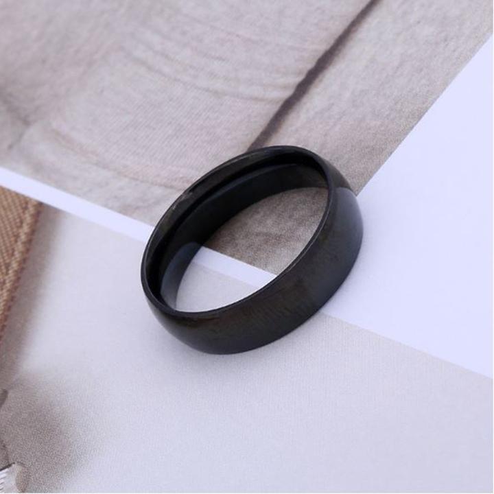 Nhẫn titan nam - Nhẫn nam inox trơn nhiều màu cao cấp thời trang thép không gỉ trangsucpt