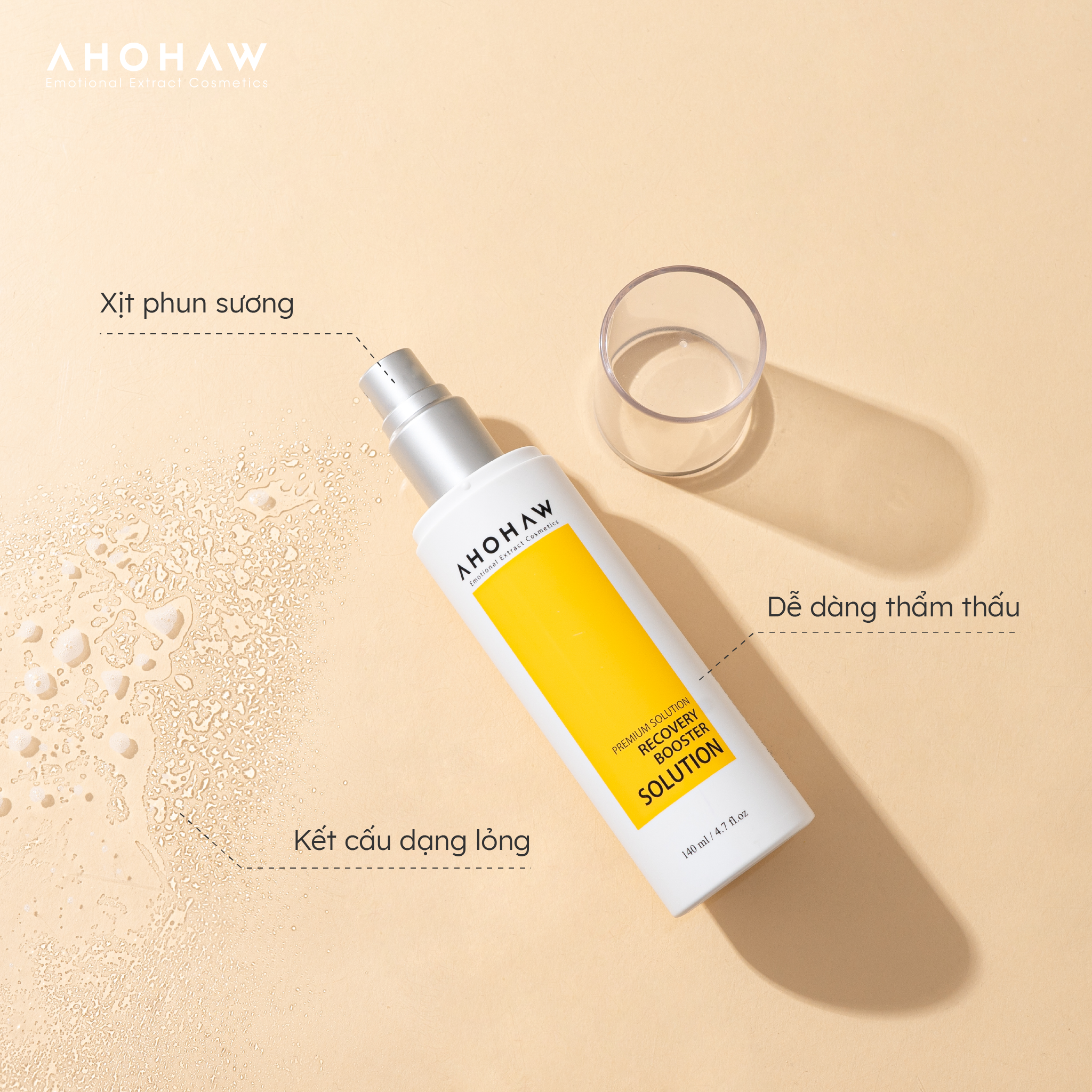 Tinh Chất Chống Lão Hóa Ahohaw Premium Solution Recovery Booster Solution