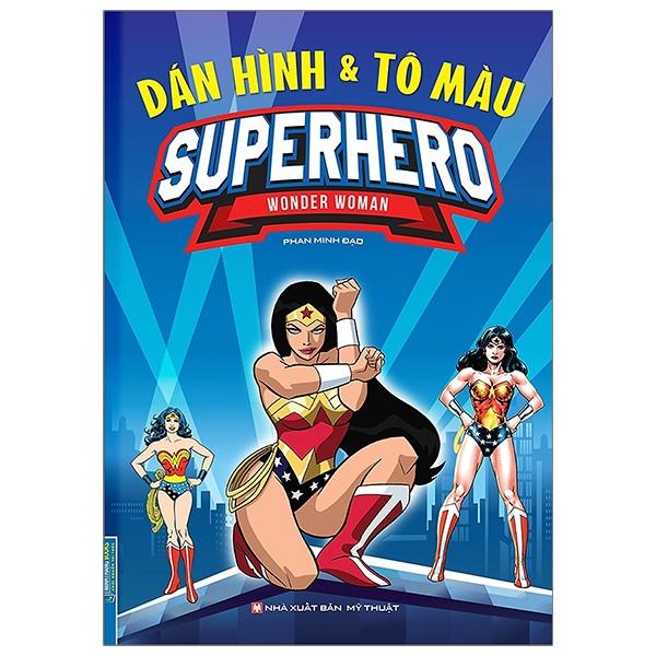 Dán Hình & Tô Màu Superhero - Wonderman