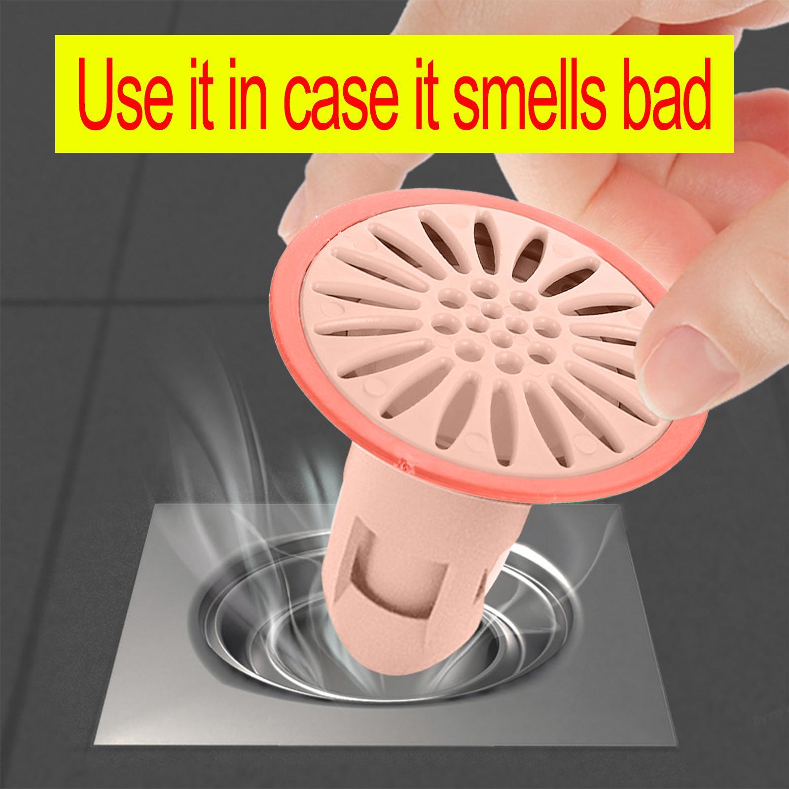 Deodorization Floor Drain Drain Plug Universal Insect Proof Anti Clogging Sewer Sink Strainer Hair Trap for Kitchen Bathroom Toilet