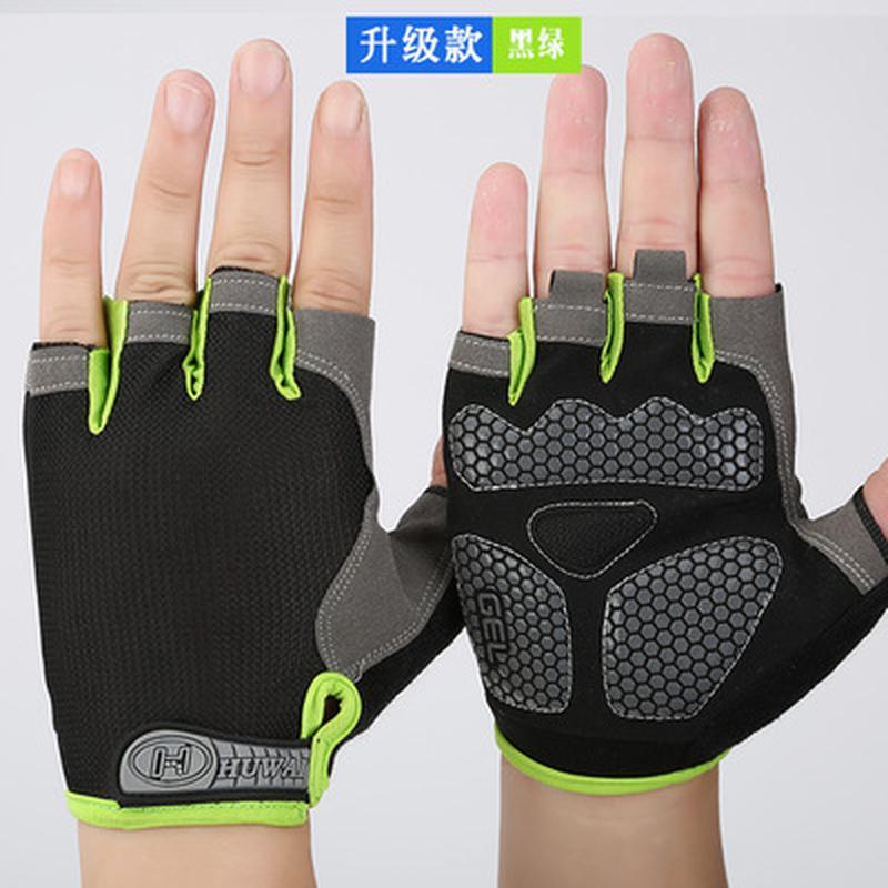 Giá ưu đãi Găng tay nửa ngón nam lưới mỏng chống trượt ngón đi xe đạp đi xe đạp nửa ngón thể thao có đệm thoáng khí xuân hạ thu kiểu mới