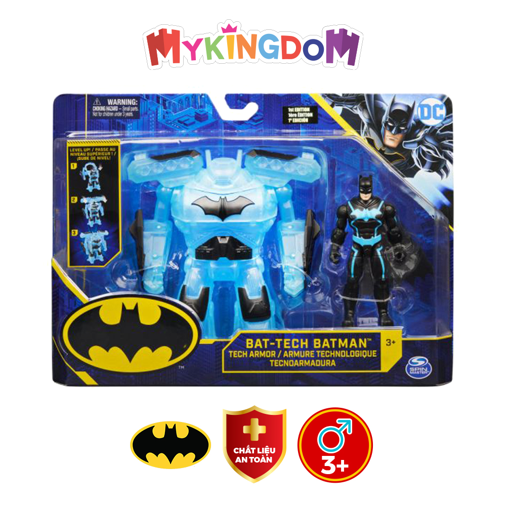 Đồ Chơi Mô Hình BATMAN Người Dơi Batman 4 Inch Và Giáp Robot 6060779