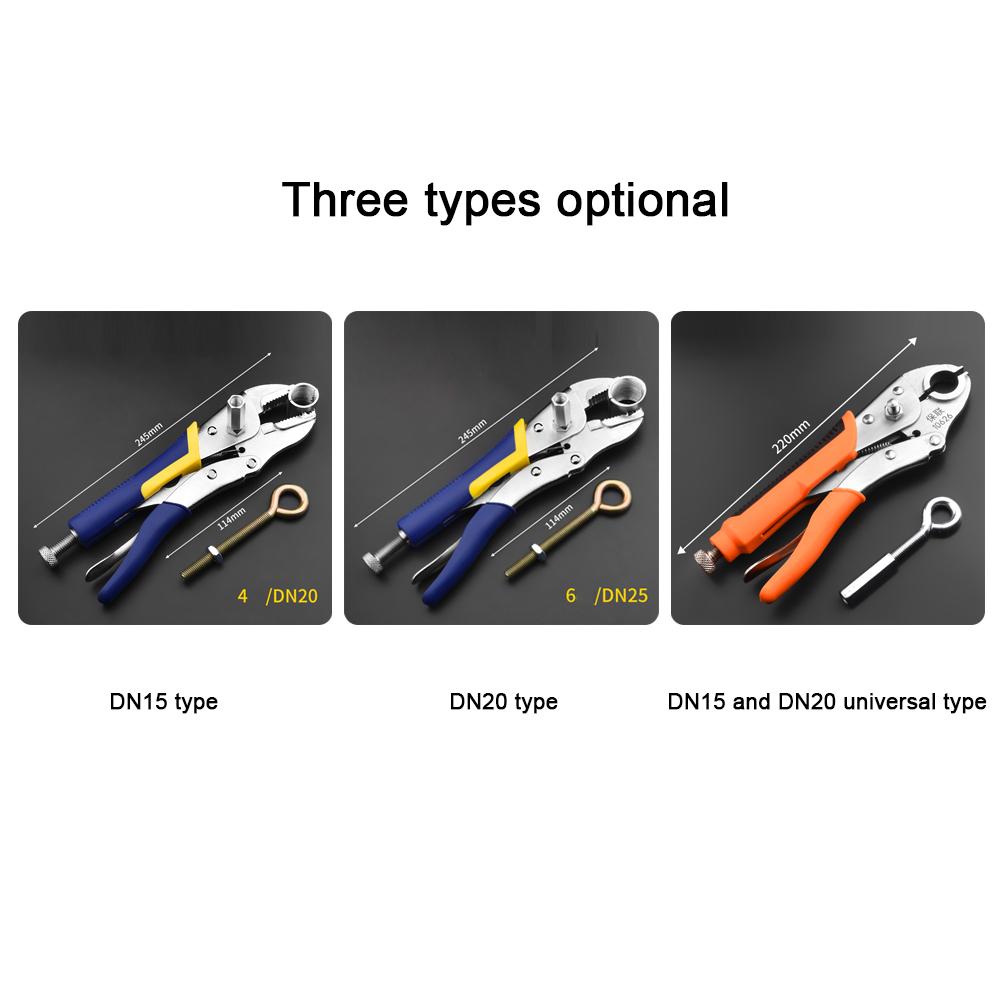 Multifunctional Pipes Steel Clamping Pliers Floor Heating Pipes Quick Installation Removal Tool Special Floor Heating Repairing Tools