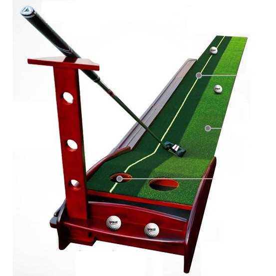 Thảm tập Golf Putting Gỗ 350x30cm