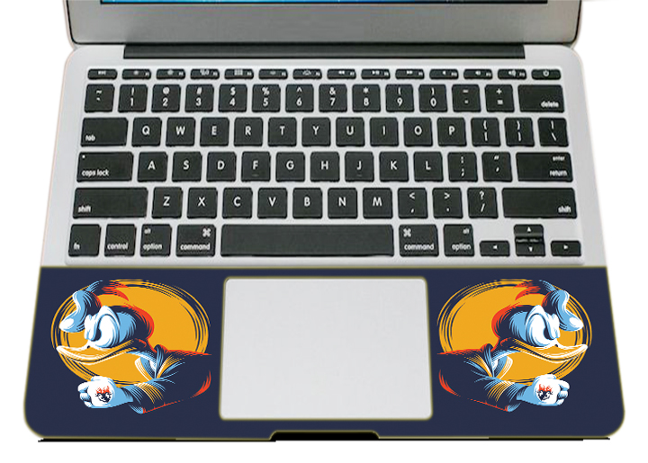 MIếng Dán Trang Trí Mặt Ngoài + Lót Tay Laptop Hoạt Hình LTHH -  668