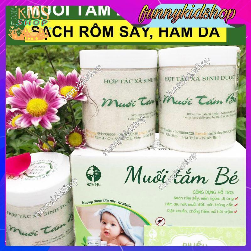 Muối Tắm Bé 400gr - Độc Mộc- Muối tắm Độc Mộc- Muối tắm bé Sinh dược Độc Mộc