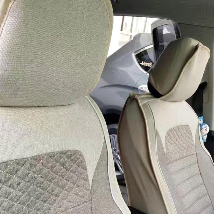 Bọc ghế ô tô vải lanh thoáng mát bốn mùa BG14