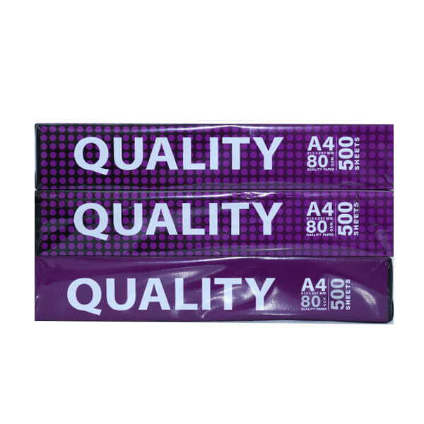 GIẤY QUALITY 80gsm THÁI LAN A4 (1 REAM = 500 tờ)