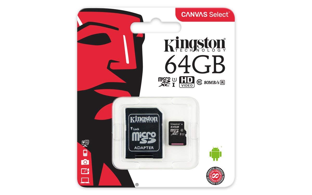 Thẻ nhớ Kingston SDCS 64GB - Hàng Chính Hãng