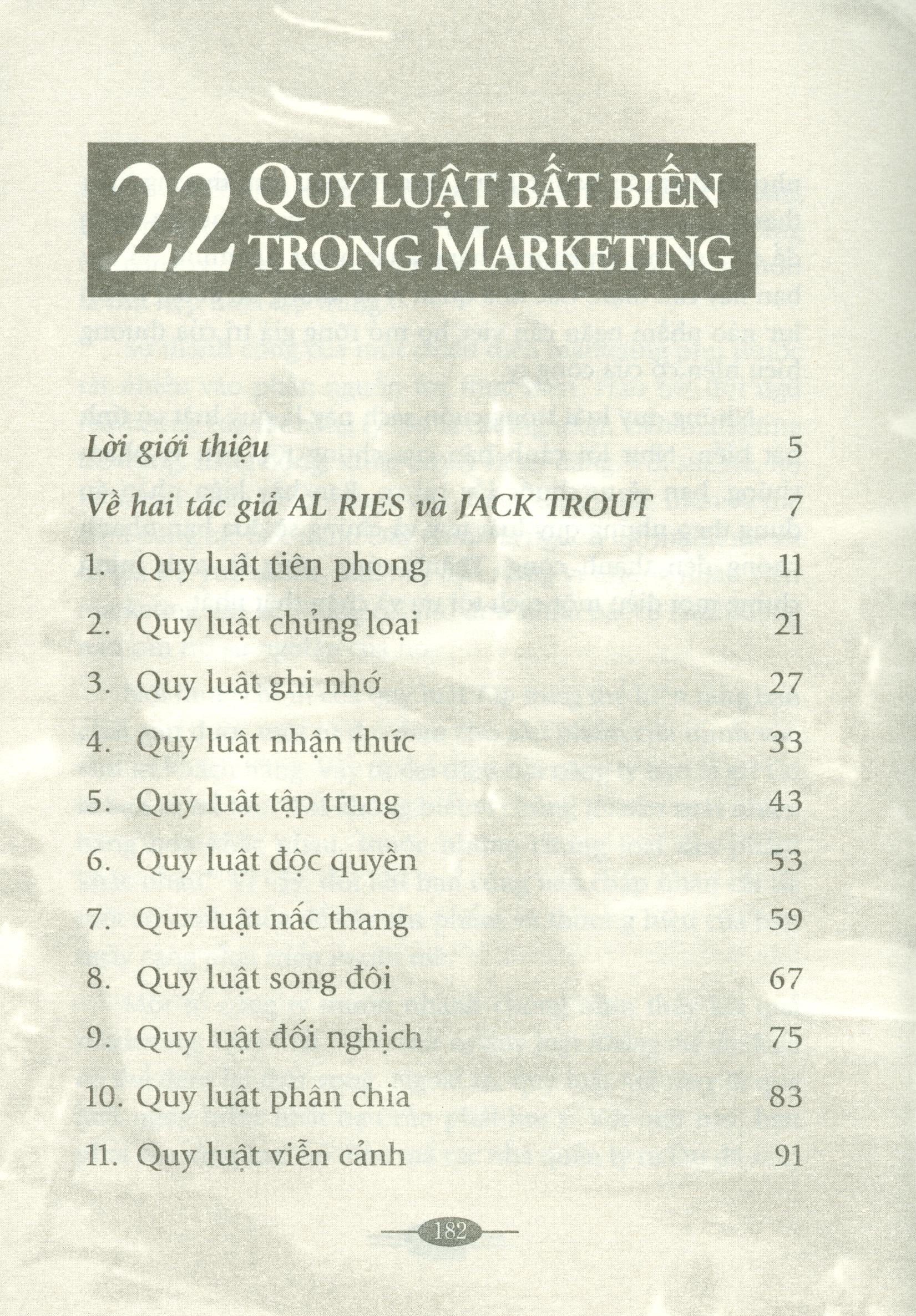 Sách 22 Quy Luật Bất Biến Trong Marketing (Tái Bản 2021)