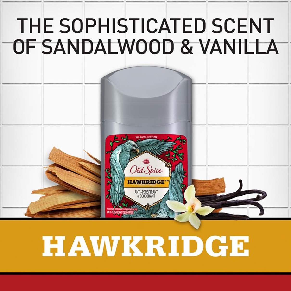 Lăn khử mùi và ngăn mùi Old Spice Hawkridge 73g - Hàng Chính Hãng