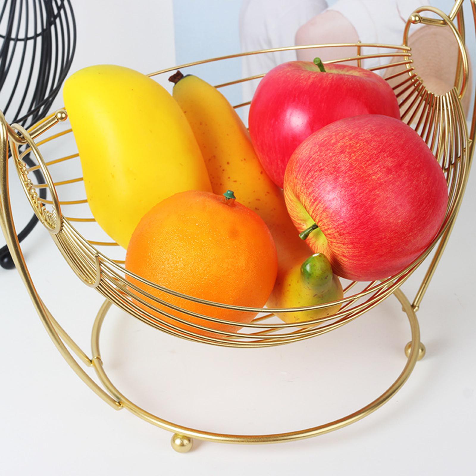 Decorative Kitchen Vegetable Organizer Fruit Storage Rack Basket
